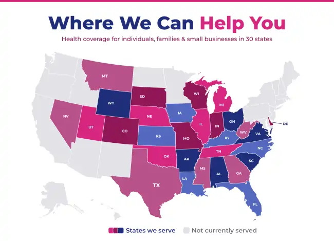 Health Insurance for Small Businesses States We Serve img 5